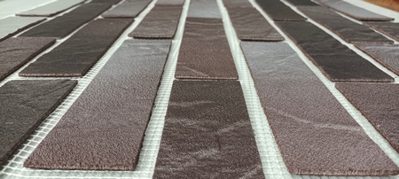 Гибкий кирпич на сетке Премиум Градиент 1-12-4, «Каменный город» Гибкий кирпич на сетке Премиум Градиент 1-12-4