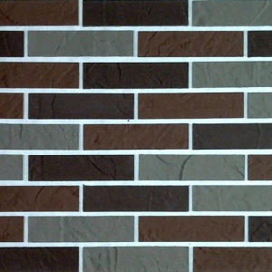 Гибкий кирпич на сетке Премиум Серый агат