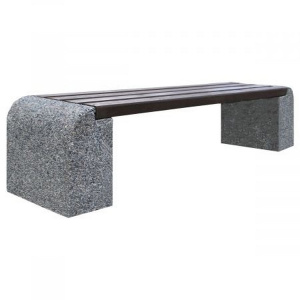 Скамья "Каталония" серый гранит