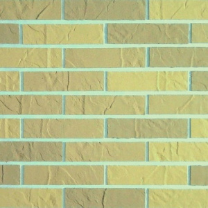 Гибкий кирпич на сетке Премиум Солома Микс