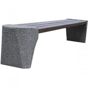 Скамья "Балатон" серый гранит
